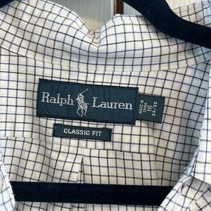 generally used Ralph Lauren size 16 34/35 long sleeve dress shirt men